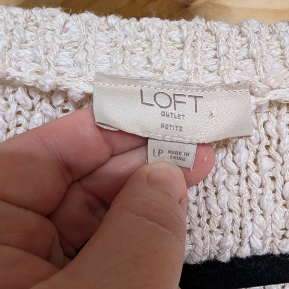 Loft Cozy Cream Women's Sweater - Picture 2 of 3